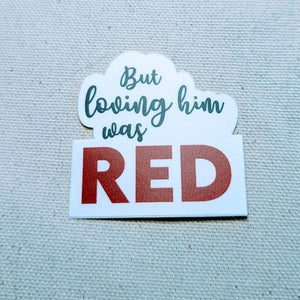 Taylor Swift Red, Taylor's Version, stickers – Three Bears Design Studio